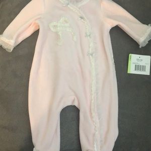 Little Me One Pieces - Little me velour onesie Little Me One Pieces - Little me velour onesie